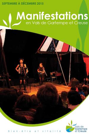 Agenda Sept - Déc Val Gartempe Creuse