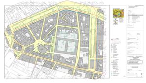 80-80 Béguinage. Plan de la situation existante de droit