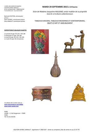 Catalogue 29 & 30 Septembre 2015