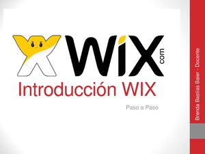 Introducción Wix