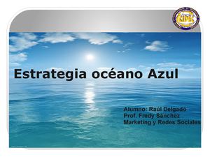Estrategia Océano Azul y Go Pro