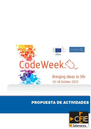 2015 16 Propuesta De Actividades Semana Del Codigo