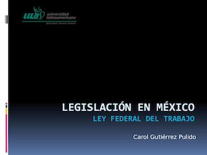 Legislación En México