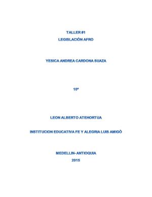 Legislacion Afro