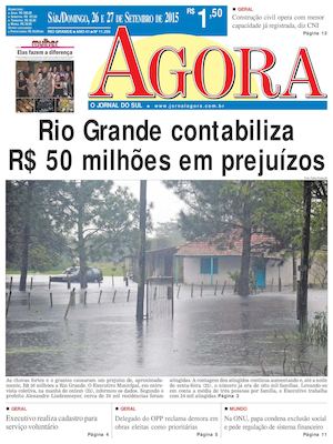 Jornal Agora - Edição 11256 - 26 e 27 de Setembro de 2015