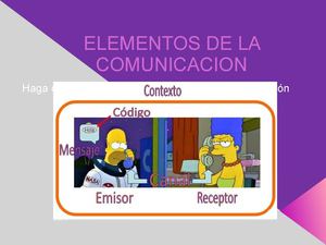 Elementos De La Comunicacion
