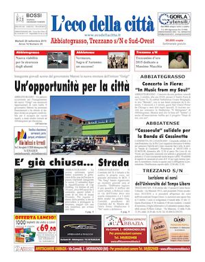 L'eco della città del 29 settembre 2015