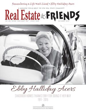 Real Estate and Friends Magazine, Oct 2015, Ebby