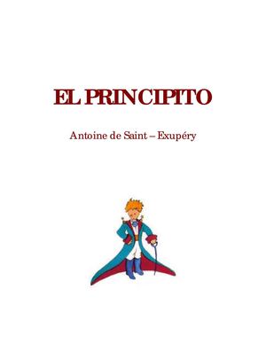 Antoine De Saint Exupery El Principito