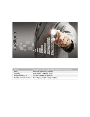 Caso Aplicación De Código De éTica Falta