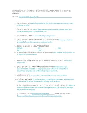 Examen De Seguridad 1