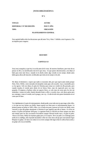 Divergente Capitulo 14 Primera Parte