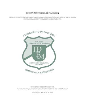 Sie IED Francisco De Miranda