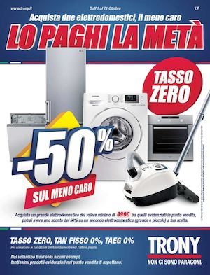 Volantino Trony V dal 1 al 21 ottobre 2015