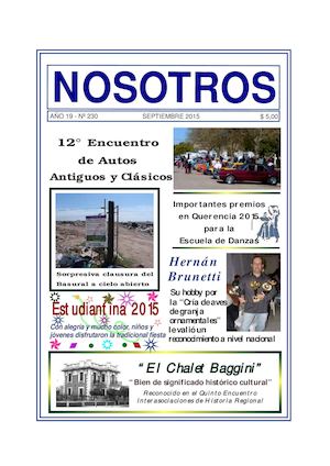 Revista Nosotros Septiembre 2015