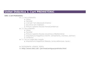 Ud1: La Prehistòria