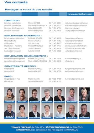 Cantal Fret Une Gamme De Services Etendue