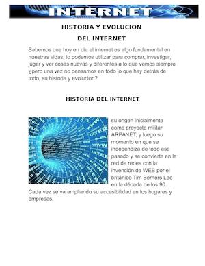 Historia Y Evolucion