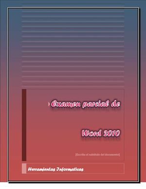 Informatica Examen Parcial Parte Word