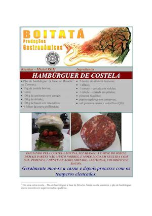 Hamburguer de Costela