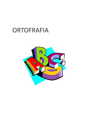Ortografia