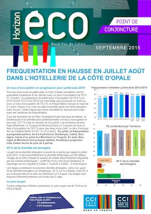 Horizon Eco Hotellerie Côte d'Opale Juillet Août 2015