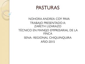 Pasturas