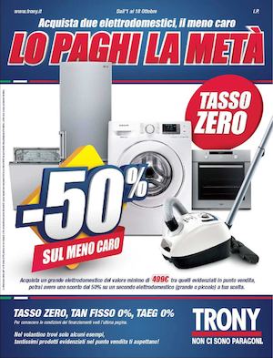 Volantino Trony I dal 1 al 18 ottobre 2015
