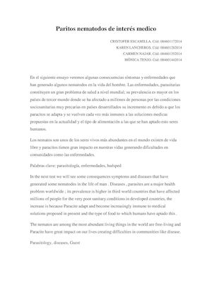 Nematodos Ensayo