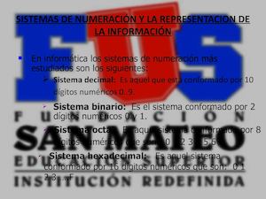 Sistemas De Numeración Informatica