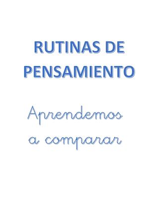 Aprendemos A Comparar