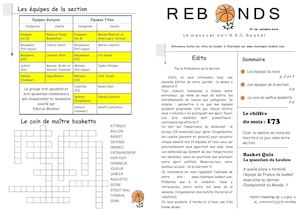 Rebonds Saison 2010/11