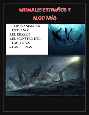 animales extraños y algo mas