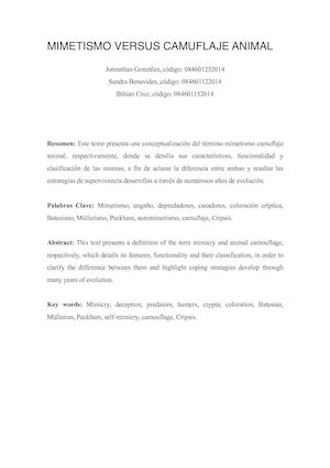 Ensayo Invertebrados