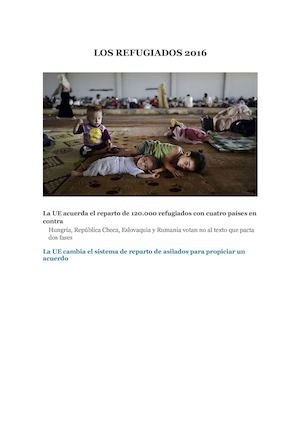 Los Refugiados 2016 Calameo