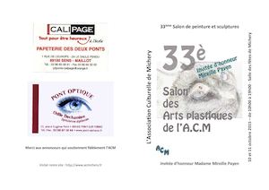 Catalogue du 33ème Salon des arts plastique de l'ACM