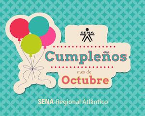 Cumpleaños mes de Octubre Regional Atlántico