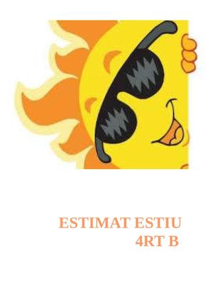 Estimat estiu .4rt B