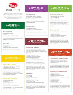 Velata Artisan Rubs recipes