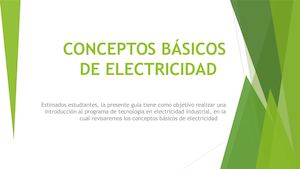 Conceptos Básicos De Electricidad