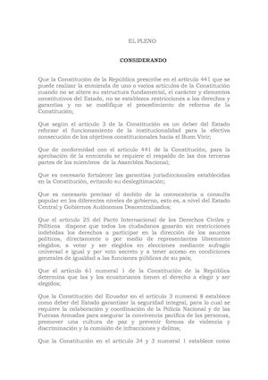 Enmiendas Constitucion