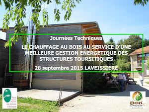 Conférence Chauffage au bois pour les structures touristiques - Sept 2015 Parcdes Volcans