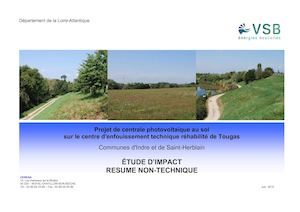 Centrale photovoltaïque de Tougas : étude d'impact