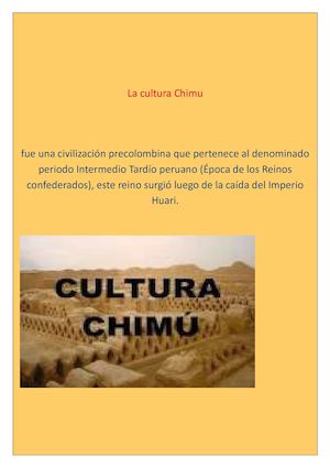 La Cultura Chimu