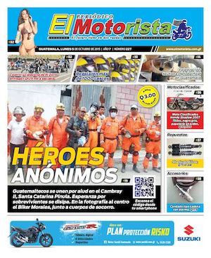 Periódico El Motorista 05 de Octubre del 2015
