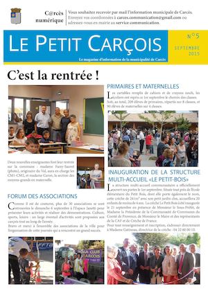 Sept 2015 Le Petit Carçois