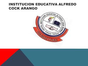 Institucion Educativa Alfredo Cock Arango