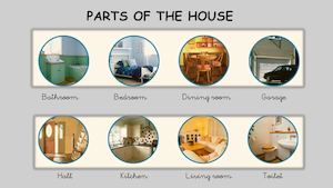 Unit 1 Parts Of The House Picture Dictionary