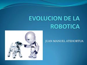 Evolucion De La Robotica