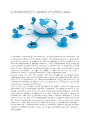 Impacto Del Internet